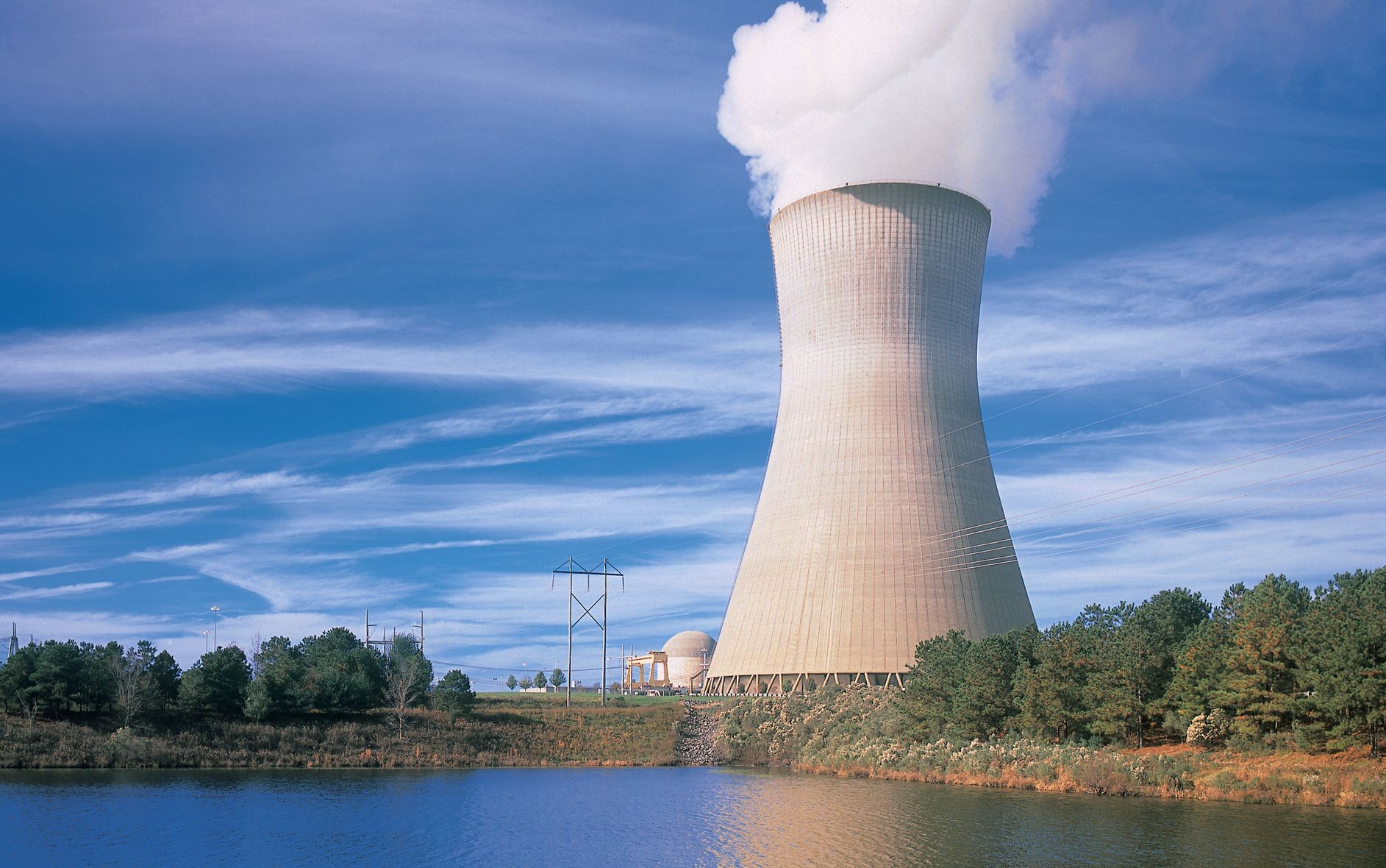 A Nuclear Power Plant Cooling Tower